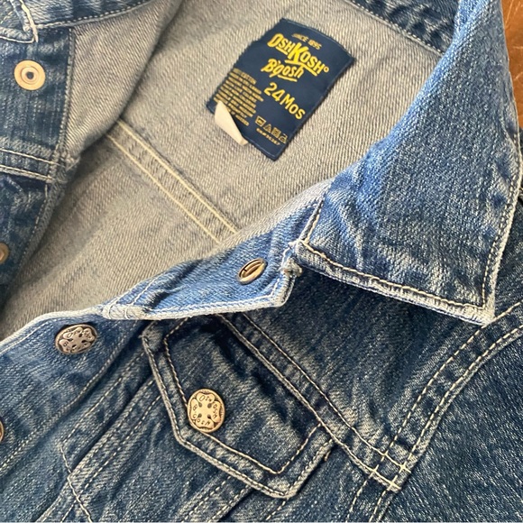 OshKosh BGosh Denim Trucker Baby Jean Jacket - Picture 7 of 8